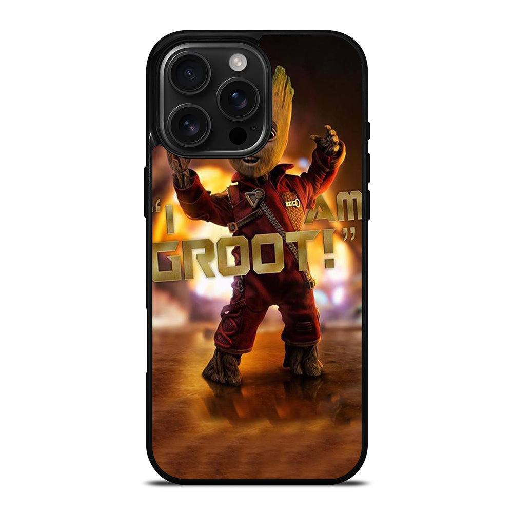 BABY GROOT I AM GROOT iPhone 16 Pro Max Case Cover