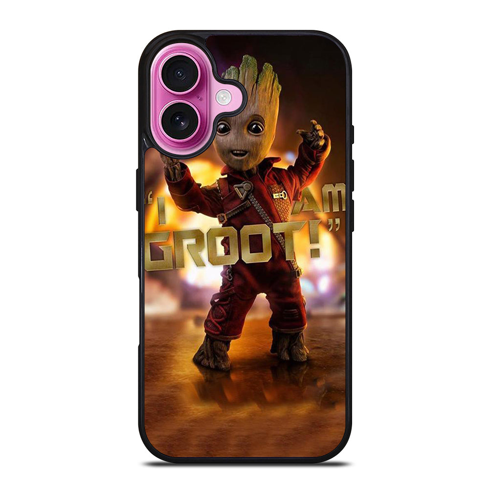 BABY GROOT I AM GROOT iPhone 16 Plus Case Cover