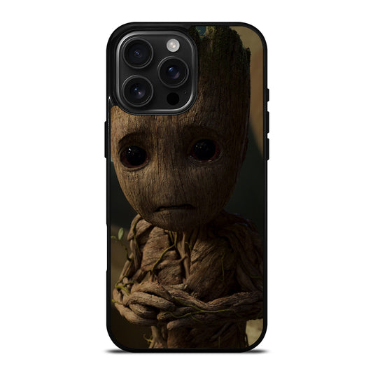 BABY GROOT SAD iPhone 16 Pro Max Case Cover