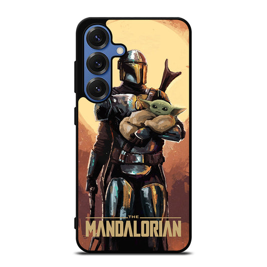 BABY YODA AND THE MANDALORIAN ART Samsung Galaxy S26 Case Cover