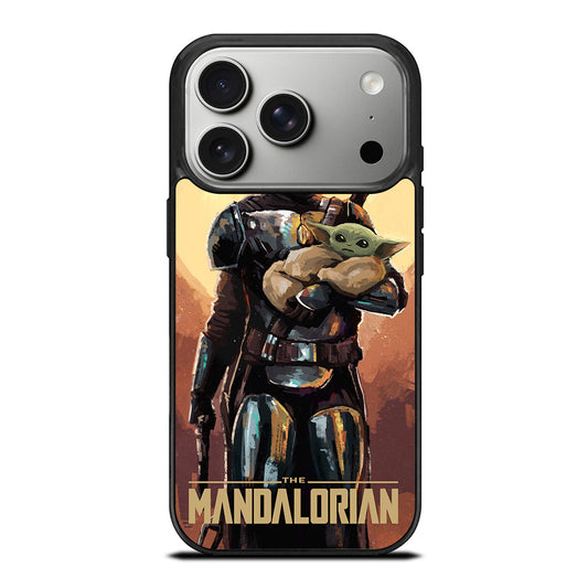 BABY YODA AND THE MANDALORIAN ART iPhone 17 Pro Case Cover