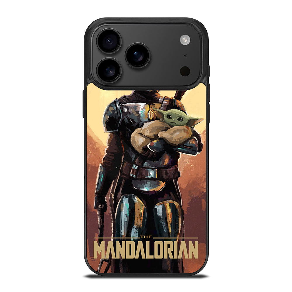 BABY YODA AND THE MANDALORIAN ART iPhone 17 Pro Max Case Cover
