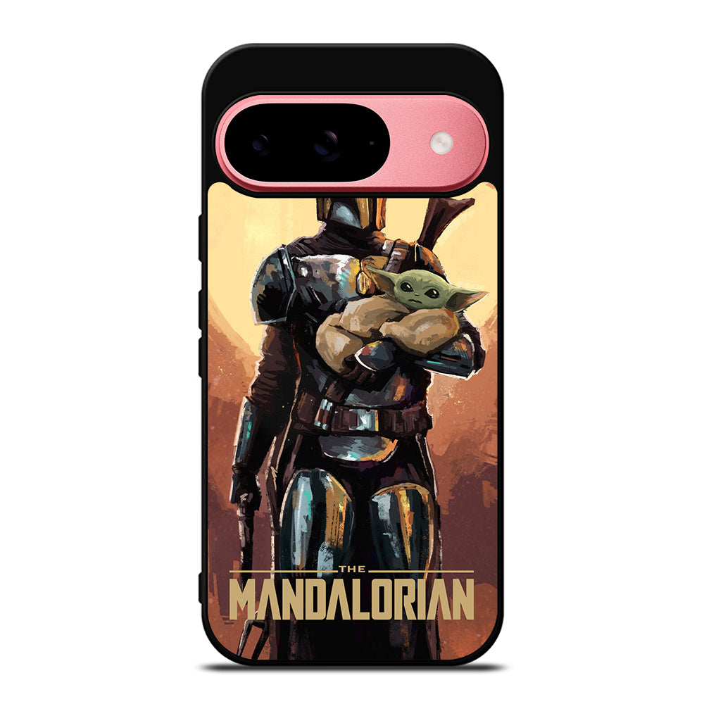 BABY YODA AND THE MANDALORIAN ART Google Pixel 9 Case Cover