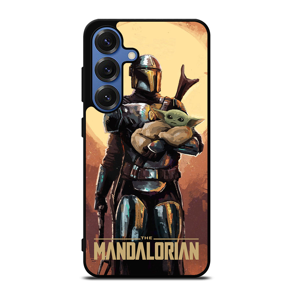 BABY YODA AND THE MANDALORIAN ART Samsung Galaxy S25 Case Cover