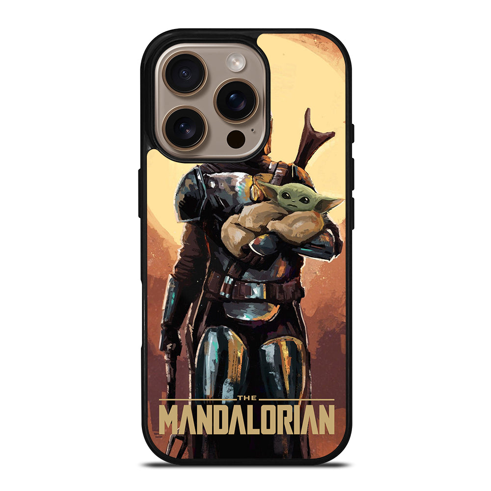 BABY YODA AND THE MANDALORIAN ART iPhone 16 Pro Case Cover