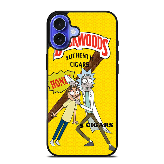 BACKWOODS RICK AND MORTY 2 iPhone 16 Case Cover