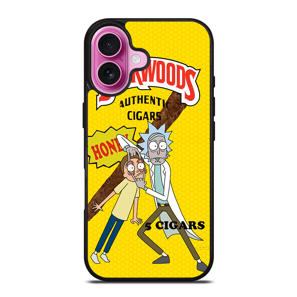 BACKWOODS RICK AND MORTY 2 iPhone 16 Plus Case Cover