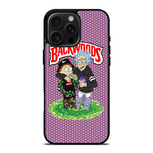 BACKWOODS RICK AND MORTY iPhone 16 Pro Max Case Cover