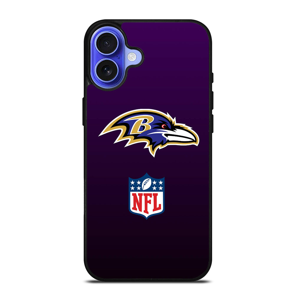 BALTIMORE RAVENS LOGO 2 iPhone 16 Case Cover