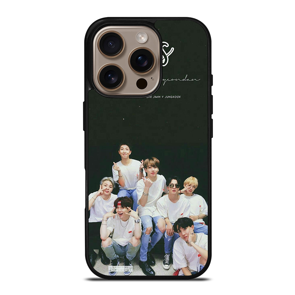 BANGTAN BOYS BTS KPOP GROUP iPhone 16 Pro Case Cover