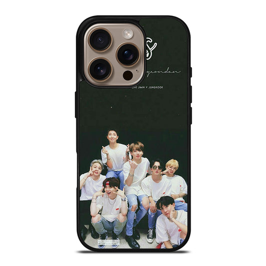 BANGTAN BOYS BTS KPOP GROUP iPhone 16 Pro Case Cover