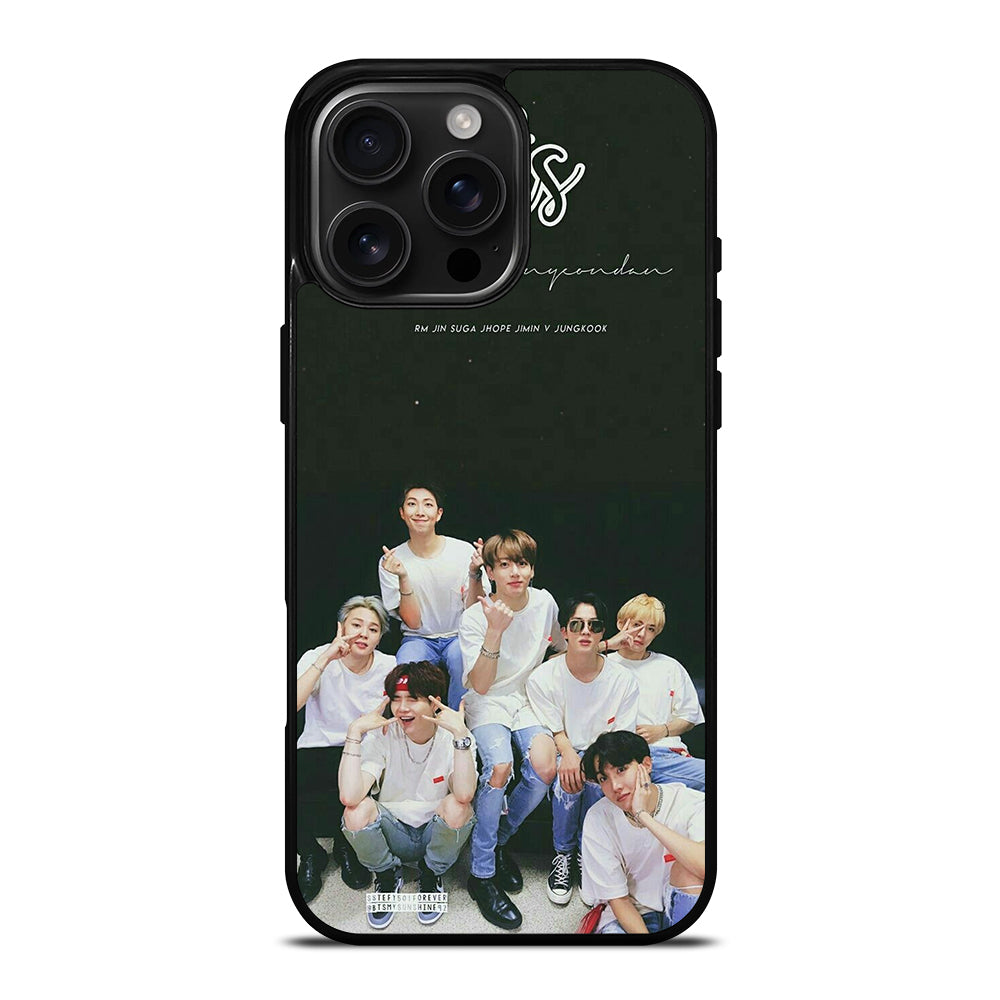 BANGTAN BOYS BTS KPOP GROUP iPhone 16 Pro Max Case Cover