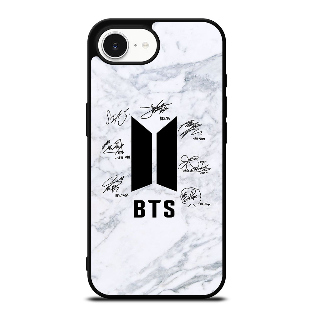 BANGTAN BOYS BTS SIGNATURE MARBLE iPhone 16e Case Cover