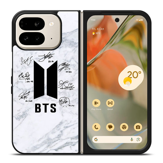 BANGTAN BOYS BTS SIGNATURE MARBLE Google Pixel 9 Pro Fold Case Cover