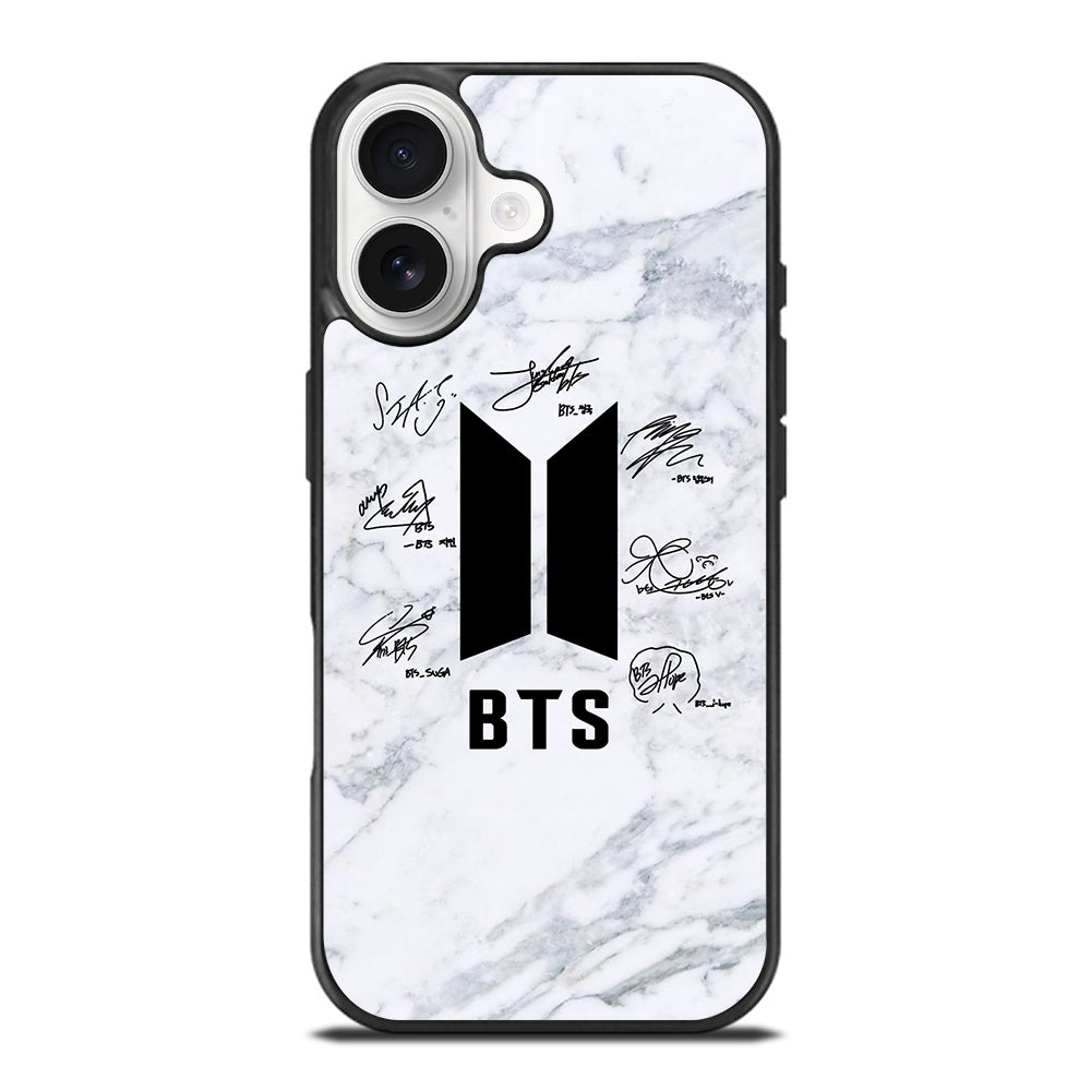 BANGTAN BOYS BTS SIGNATURE MARBLE iPhone 17 Case Cover