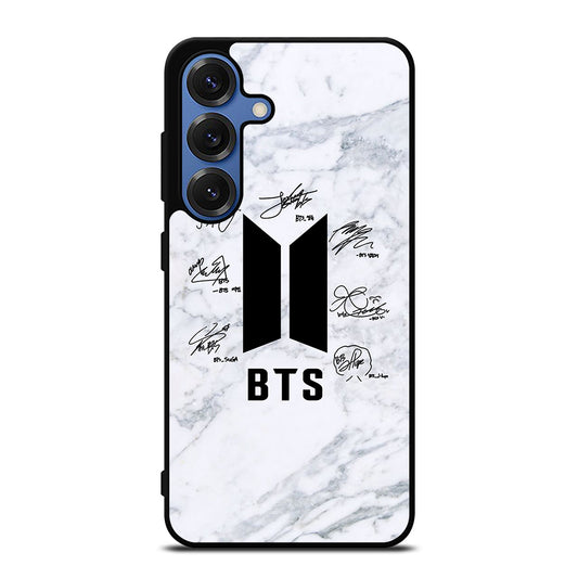 BANGTAN BOYS BTS SIGNATURE MARBLE Samsung Galaxy S25 Case Cover