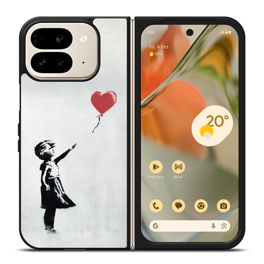 BANKSY BALLOON GIRL ART Google Pixel 9 Pro Fold Case Cover