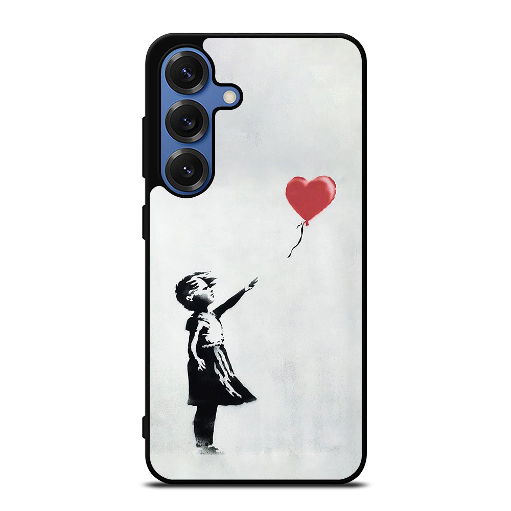 BANKSY BALLOON GIRL ART Samsung Galaxy S25 Case Cover