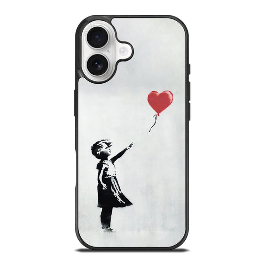 BANKSY BALLOON GIRL ART iPhone 17 Case Cover