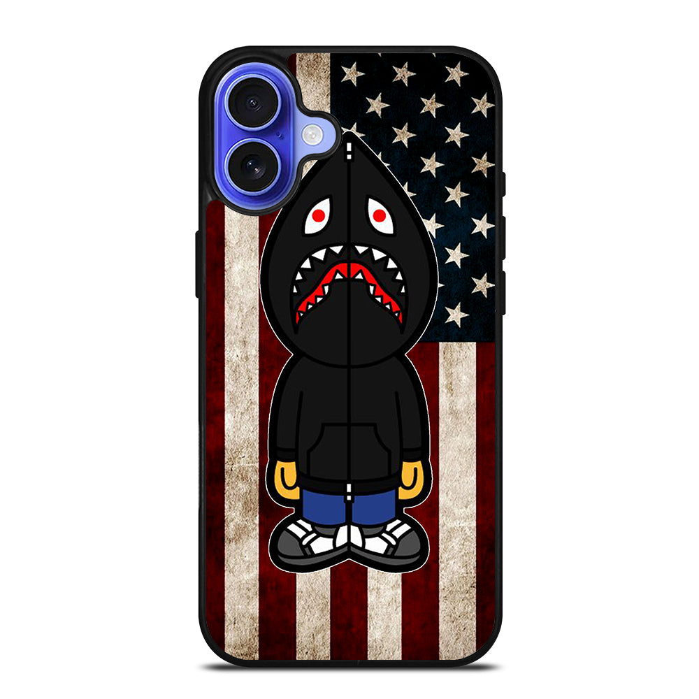 BAPE SHARK AMERICAN iPhone 16 Case Cover