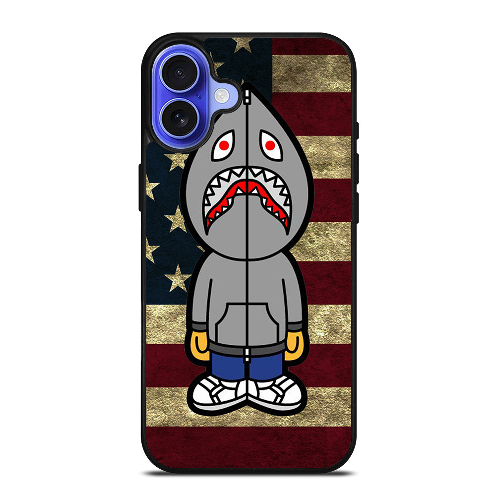 BAPE SHARK AMERICAN 2 iPhone 16 Case Cover