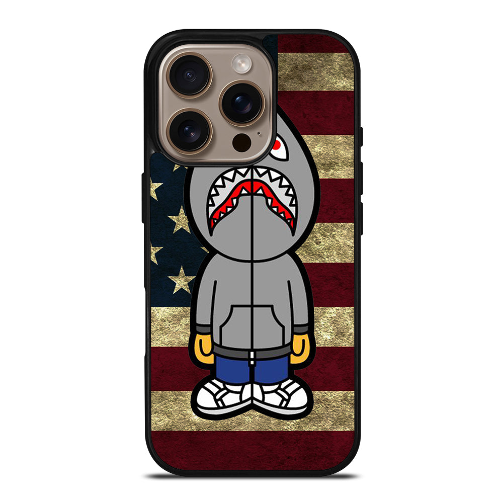 BAPE SHARK AMERICAN 2 iPhone 16 Pro Case Cover