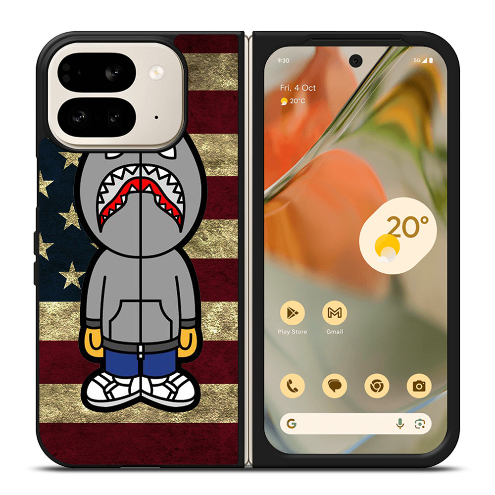 BAPE SHARK AMERICAN 2 Google Pixel 9 Pro Fold Case Cover