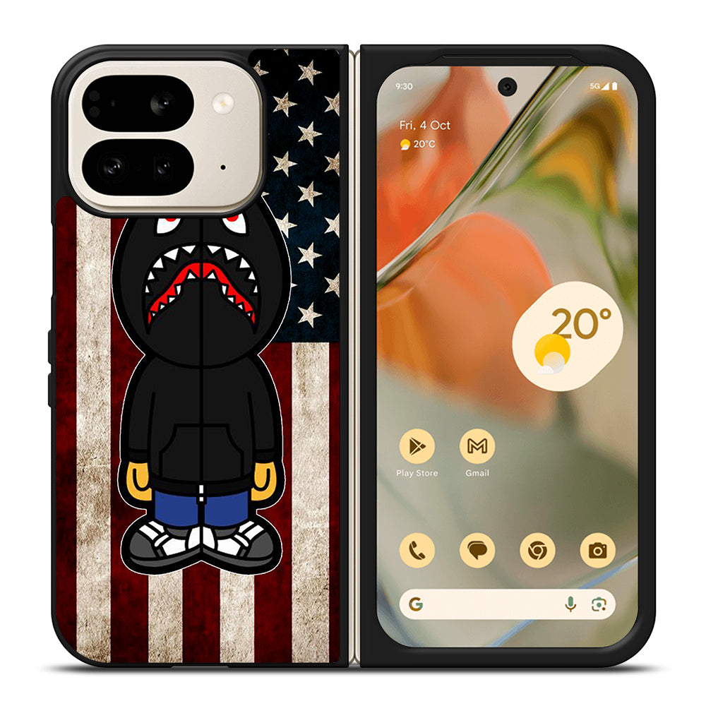 BAPE SHARK AMERICAN Google Pixel 9 Pro Fold Case Cover