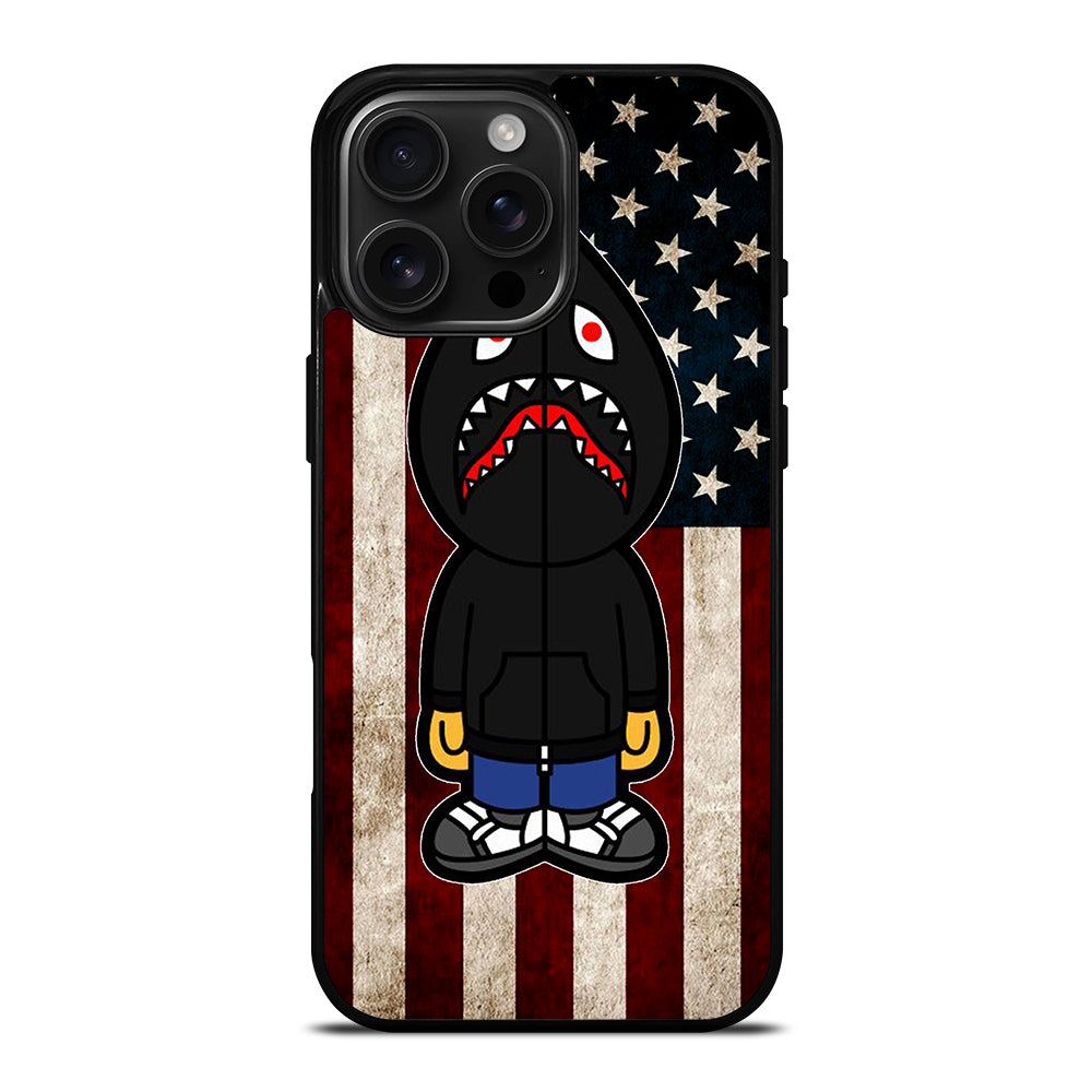 BAPE SHARK AMERICAN iPhone 16 Pro Max Case Cover