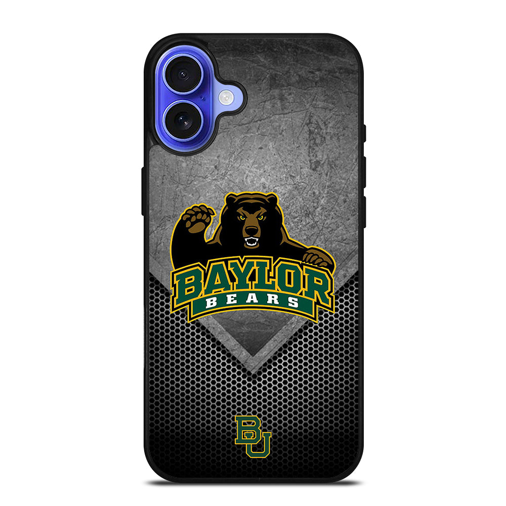 BAYLOR BEARS METAL LOGO iPhone 16 Case Cover