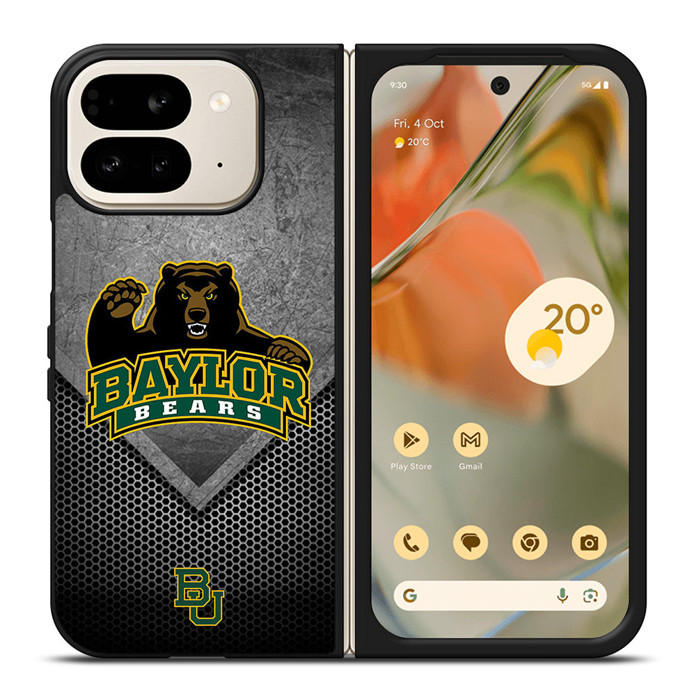 BAYLOR BEARS METAL LOGO Google Pixel 9 Pro Fold Case Cover