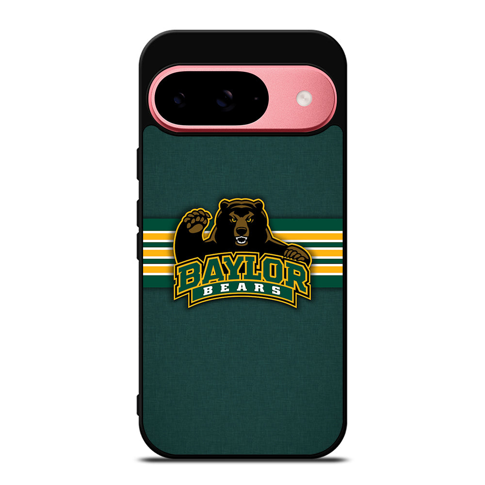 BAYLOR BEARS STRIPE LOGO Google Pixel 9 Case Cover