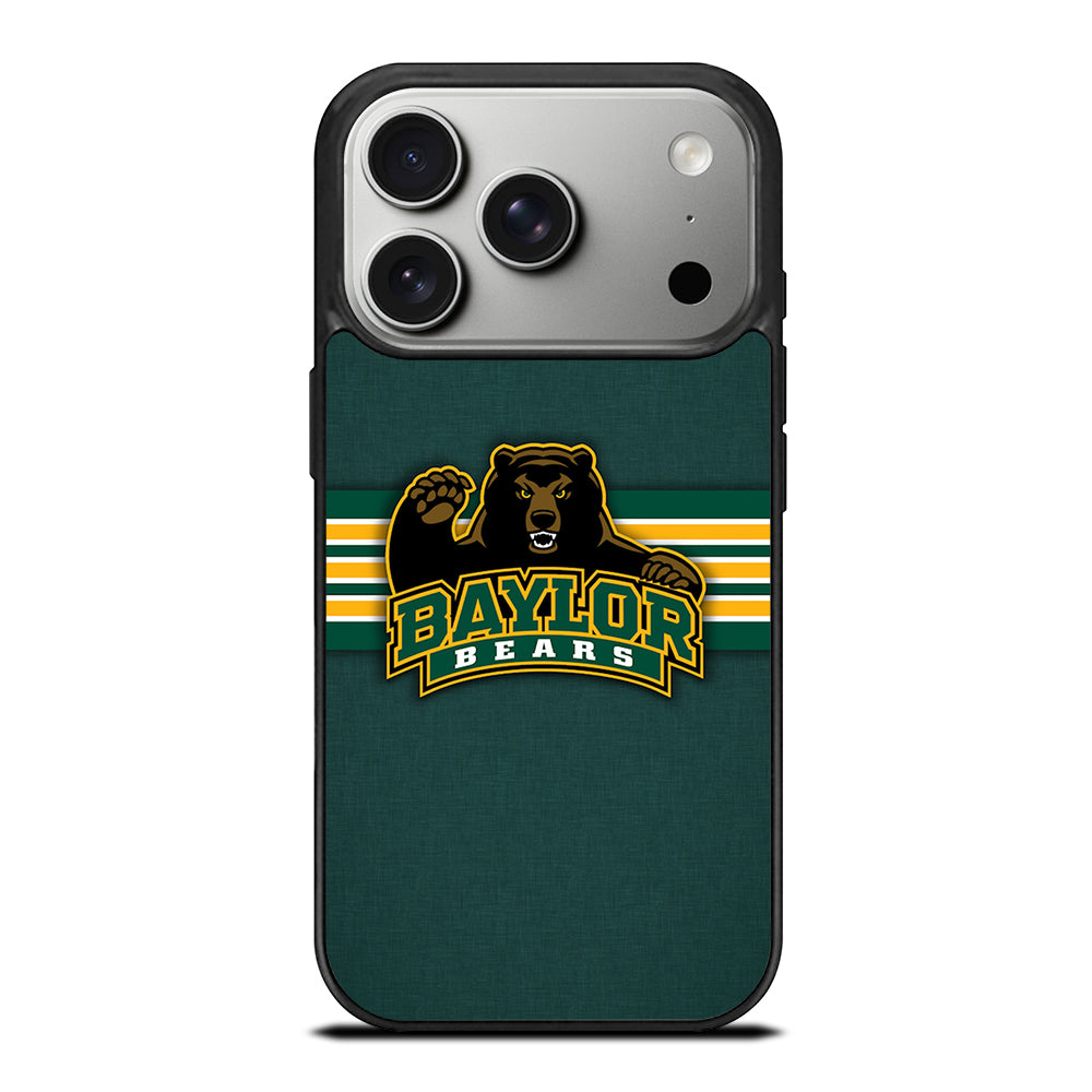 BAYLOR BEARS STRIPE LOGO iPhone 17 Pro Case Cover