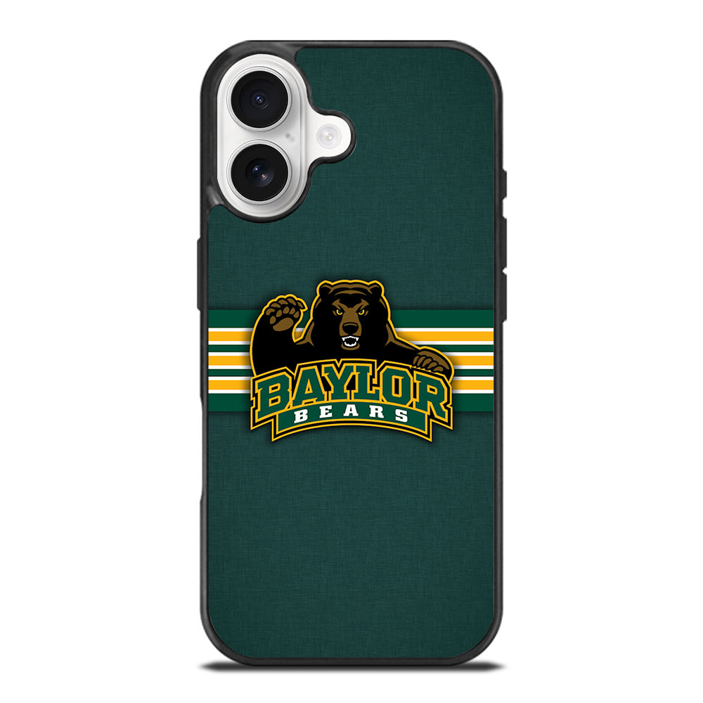 BAYLOR BEARS STRIPE LOGO iPhone 17 Case Cover