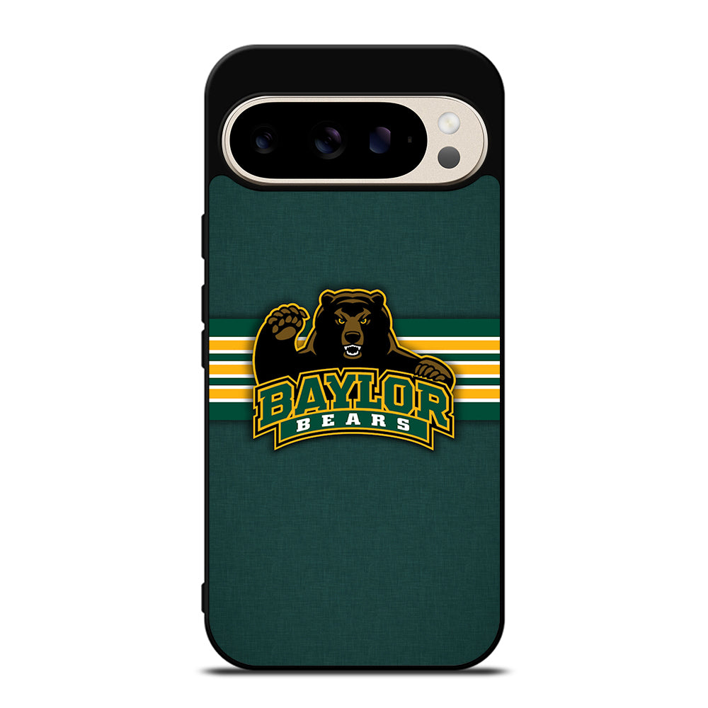 BAYLOR BEARS STRIPE LOGO Google Pixel 9 Pro Case Cover