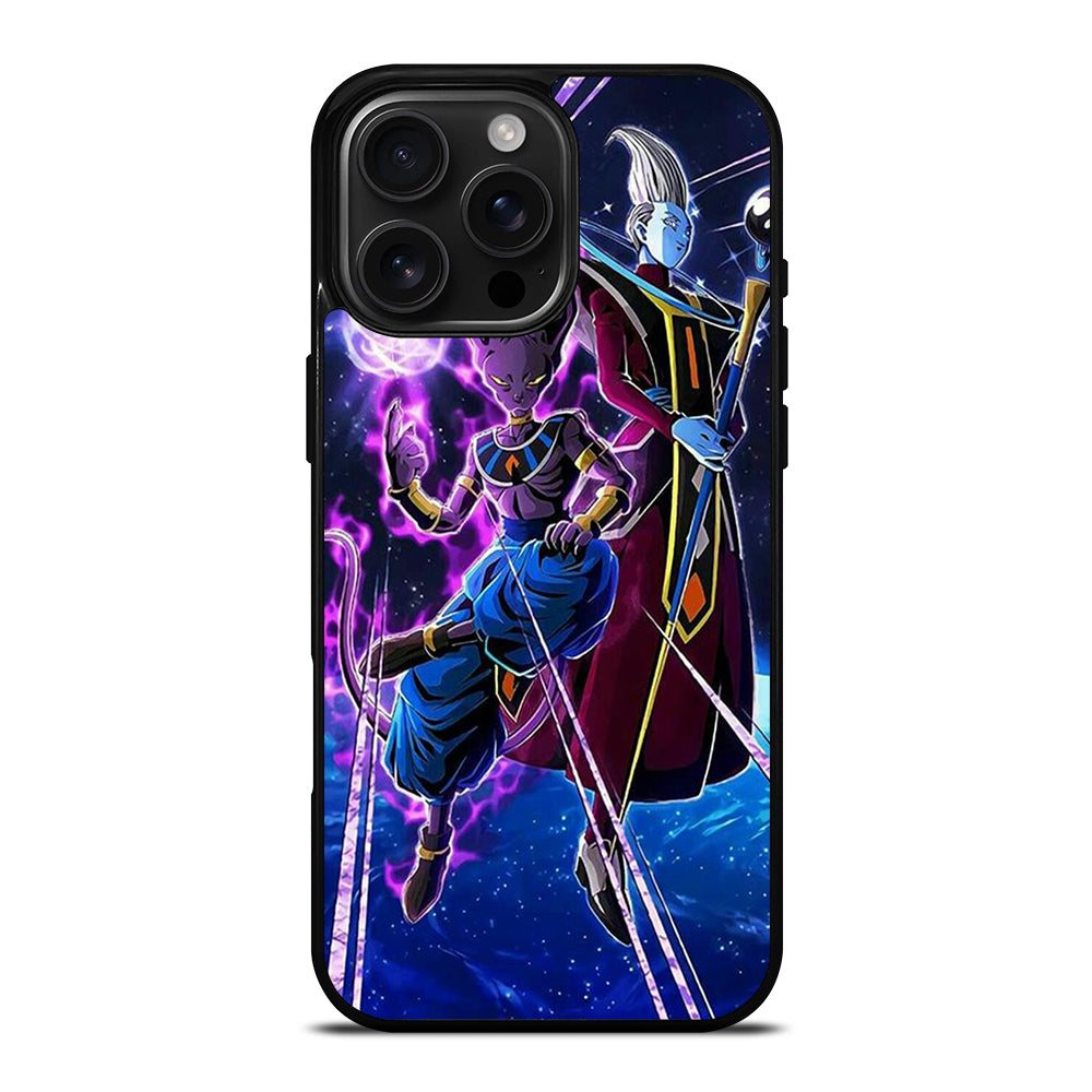 BEERUS AND WHIS DRAGON BALL iPhone 16 Pro Max Case Cover