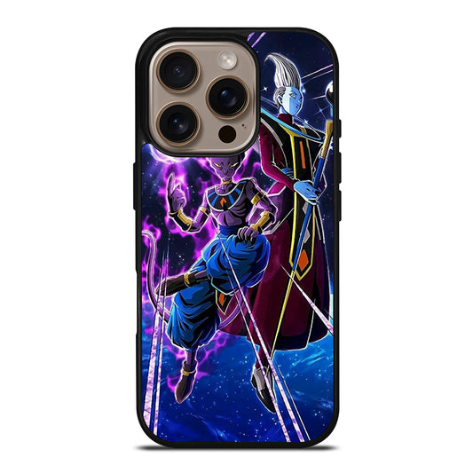 BEERUS AND WHIS DRAGON BALL iPhone 16 Pro Case Cover