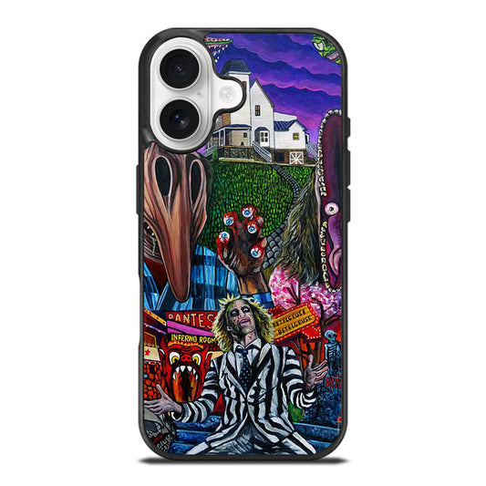 BEETLEJUICE TIM BURTON ART 2 iPhone 17 Case Cover