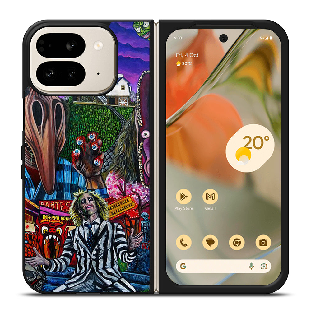 BEETLEJUICE TIM BURTON ART 2 Google Pixel 9 Pro Fold Case Cover