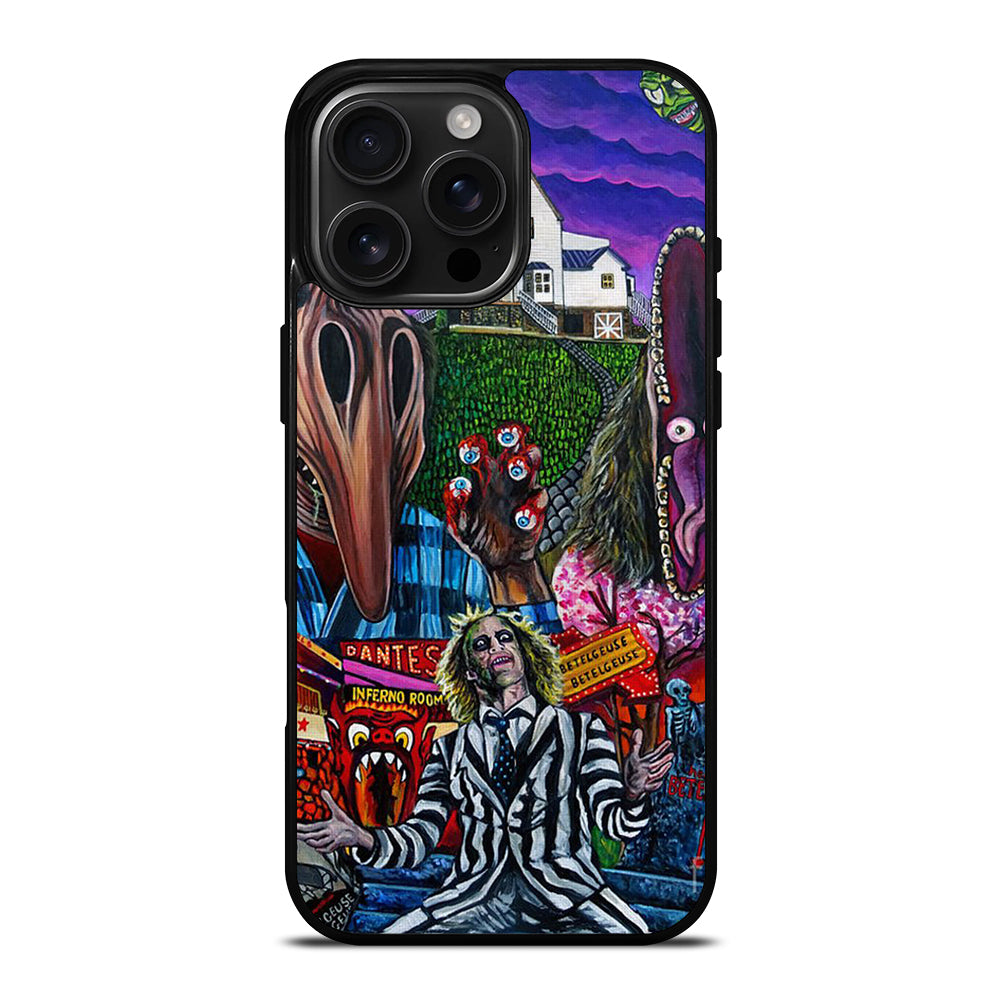 BEETLEJUICE TIM BURTON ART 2 iPhone 16 Pro Max Case Cover