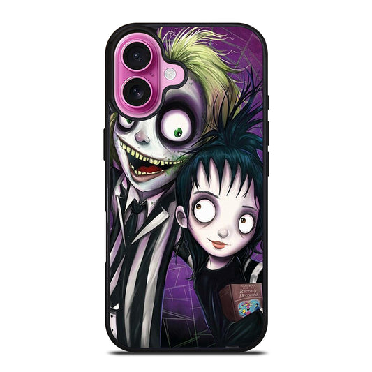 BEETLEJUICE TIM BURTON ART iPhone 16 Plus Case Cover
