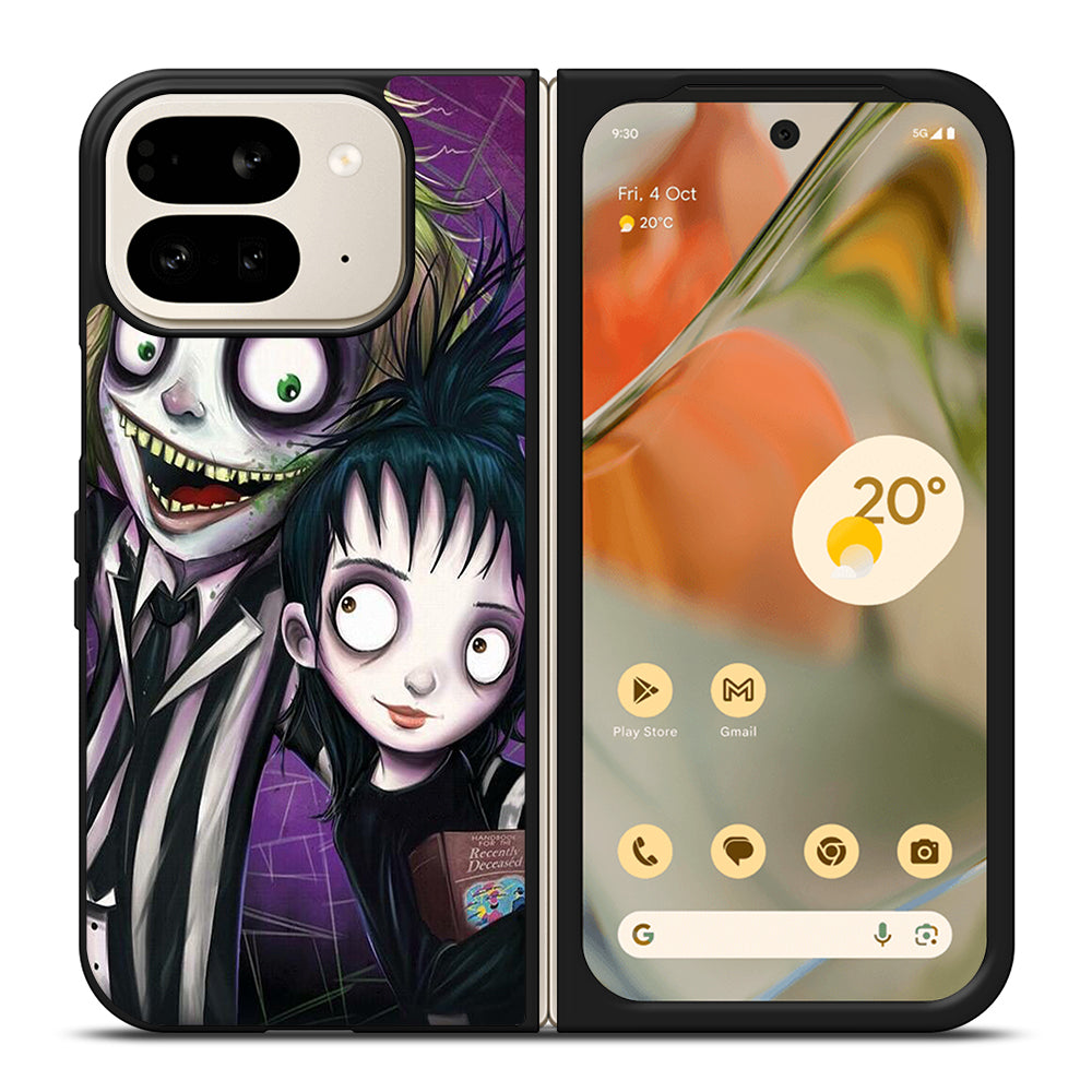 BEETLEJUICE TIM BURTON ART Google Pixel 9 Pro Fold Case Cover