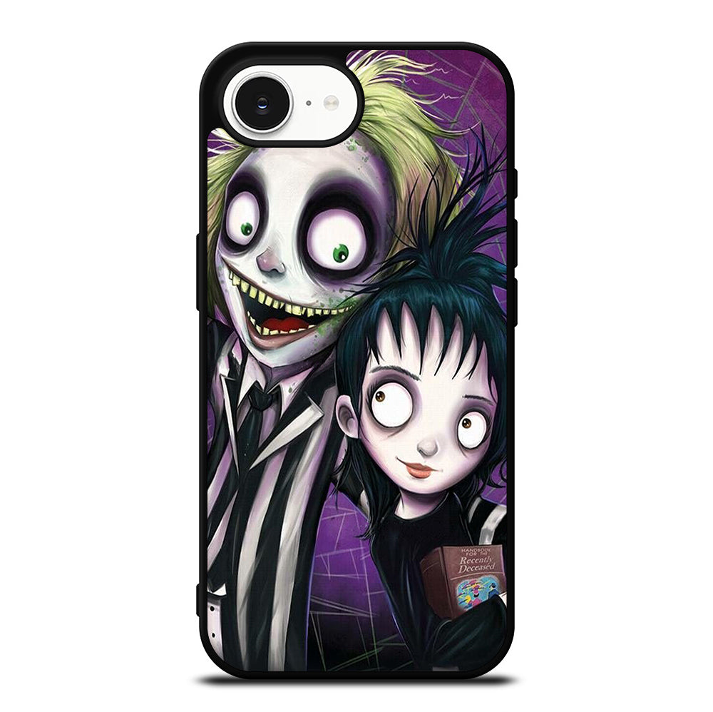 BEETLEJUICE TIM BURTON ART iPhone 16e Case Cover