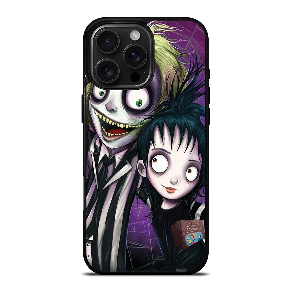 BEETLEJUICE TIM BURTON ART iPhone 16 Pro Max Case Cover