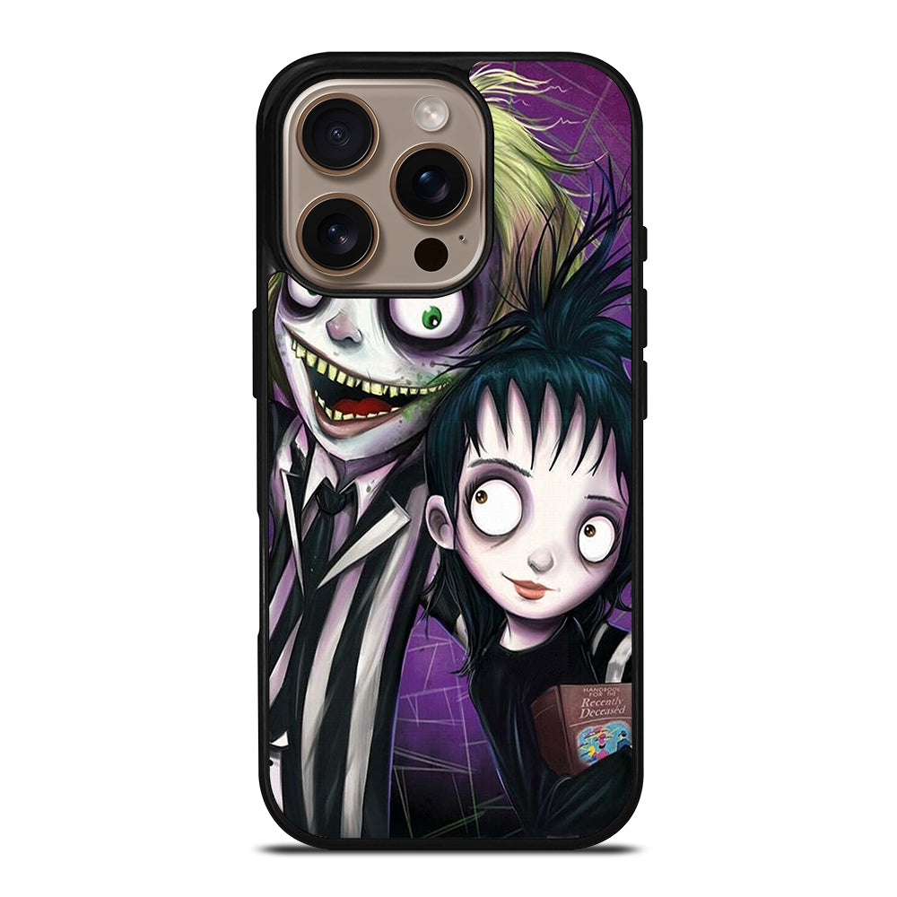 BEETLEJUICE TIM BURTON ART iPhone 16 Pro Case Cover