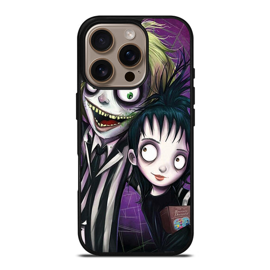 BEETLEJUICE TIM BURTON ART iPhone 16 Pro Case Cover