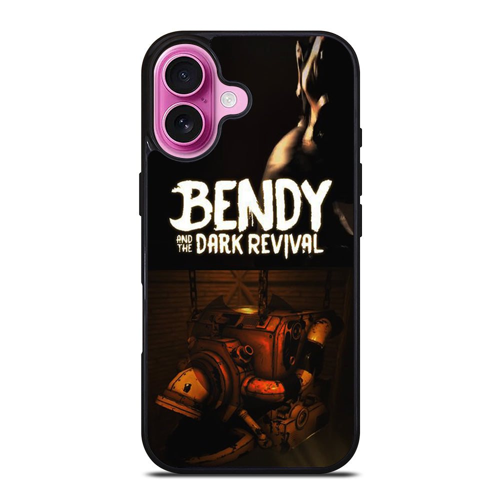 BENDY AND THE DARK REVIVAL GAME iPhone 16 Plus Case Cover