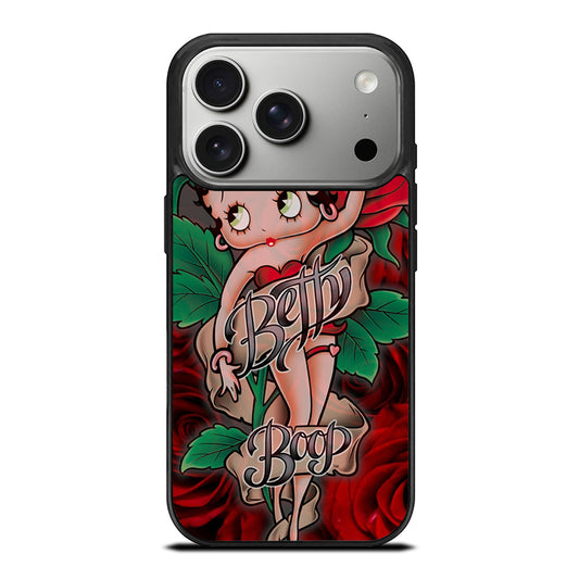 BETTY BOOP CARTOON FLOWER iPhone 17 Pro Case Cover