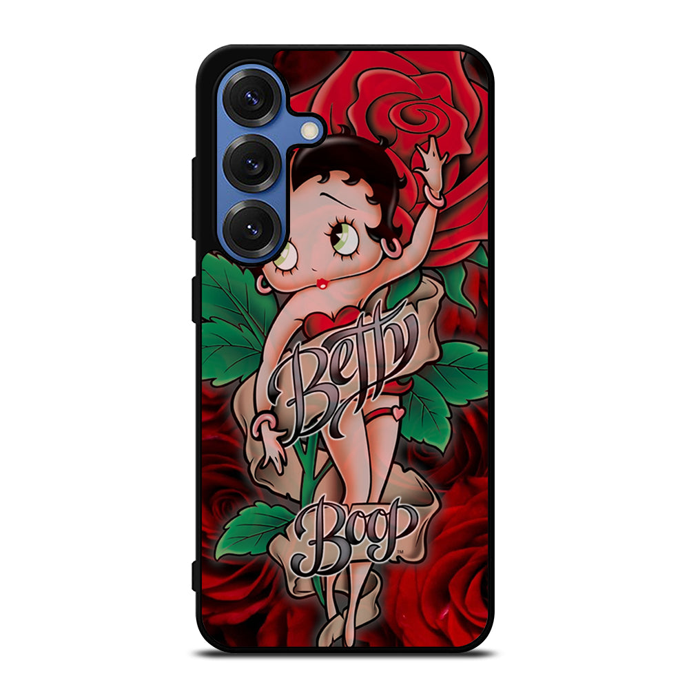 BETTY BOOP CARTOON FLOWER Samsung Galaxy S25 Case Cover