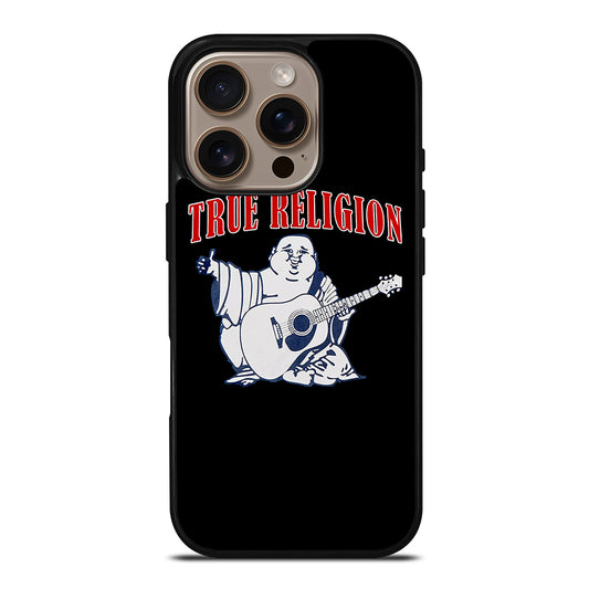 BIG BUDDHA TRUE RELIGION LOGO iPhone 16 Pro Case Cover